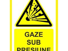 Placuta pentru gaze sub presiune